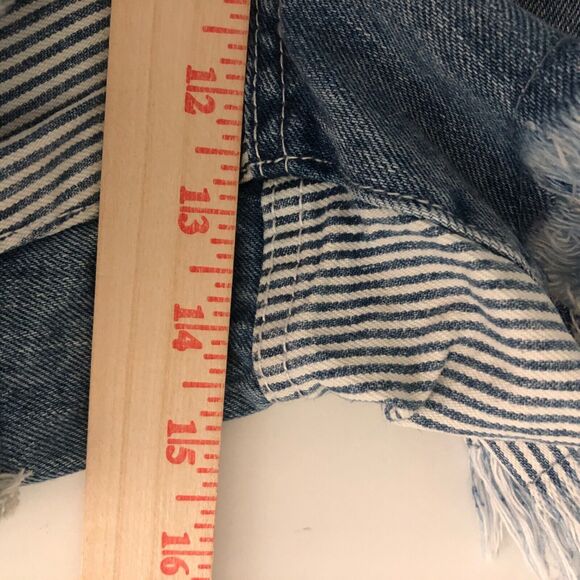 Rue 21+ Shorts Womens 16 Jean Cutoff Short Shorts Daisy Duke style Distressed - Picture 8 of 9